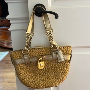 Michael Kors straw bag